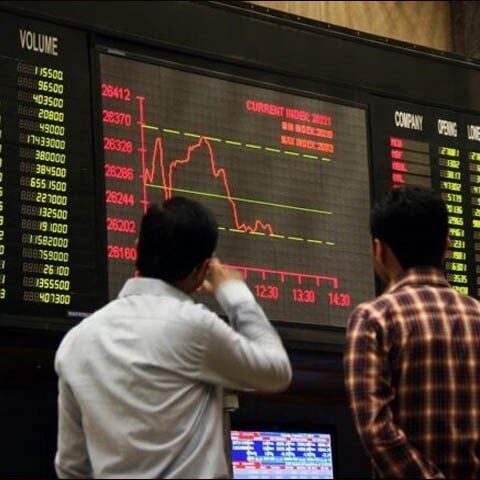 غیریقینی سیاسی حالات کے باعث اسٹاک ایکس چینج اتار چڑھاؤ اور مندی کی زد میں رہی