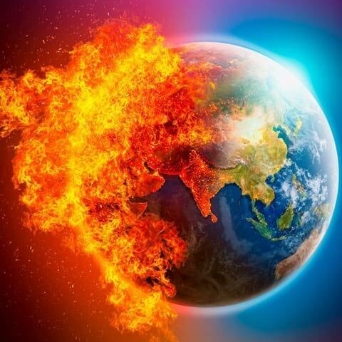 زمینی اوسط درجہ حرارت کے تحت گرم ترین دن ریکارڈ