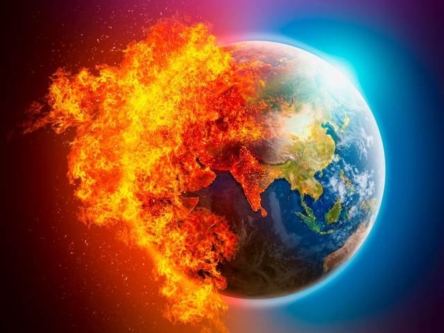 زمینی اوسط درجہ حرارت کے تحت گرم ترین دن ریکارڈ