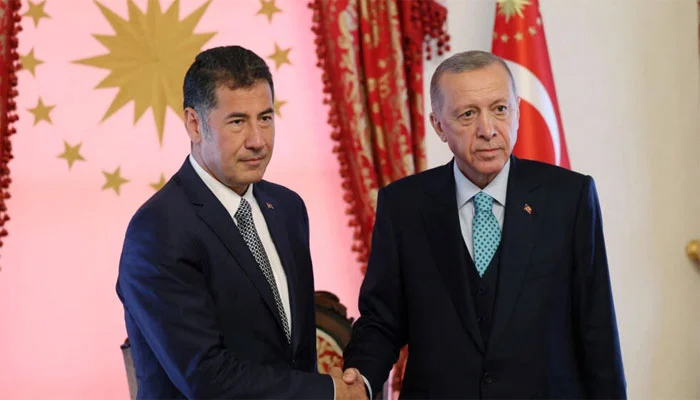 ترکیہ: صدارتی انتخابات میں تیسری پوزیشن لینے والے سنان اولو کا اردوان کی حمایت کا اعلان