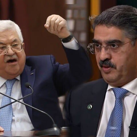 نگراں وزیراعظم کا فلسطینی صدر سے رابطہ، پاکستان کی غیر متزلزل حمایت کی یقین دہانی