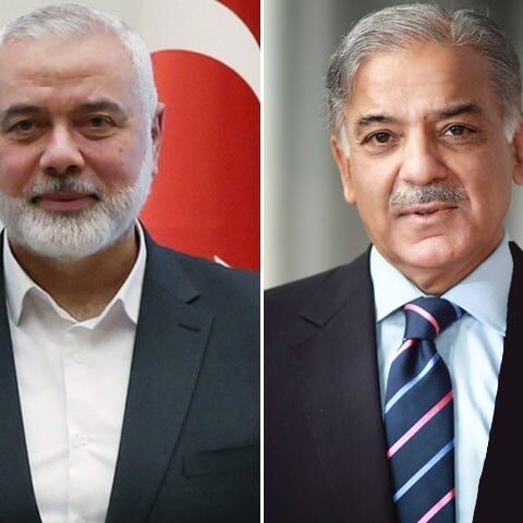 اسرائیلی جارحیت روکنے کیلیے پاکستان مؤثر اقدامات کرے، سربراہ حماس کا شہباز شریف کو خط