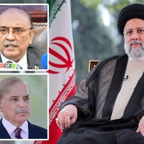 ایرانی صدر حادثہ؛ صدر اور وزیراعظم کا اظہارِ افسوس، پاکستانی پرچم سرنگوں