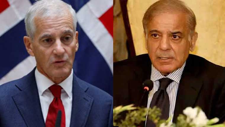 وزیر اعظم کا نارویجن ہم منصب سے رابطہ، فلسطین کو ریاست تسلیم کرنے کا خیر مقدم