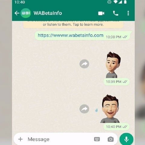 واٹس ایپ کی جانب سے اینیمیٹڈ اوتار فیچر کی آزمائش جاری